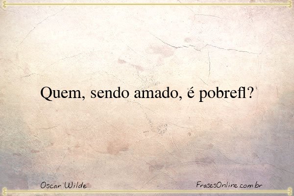 Frase de Oscar Wilde