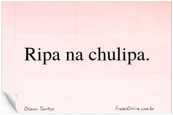 Frase de Osmar Santos