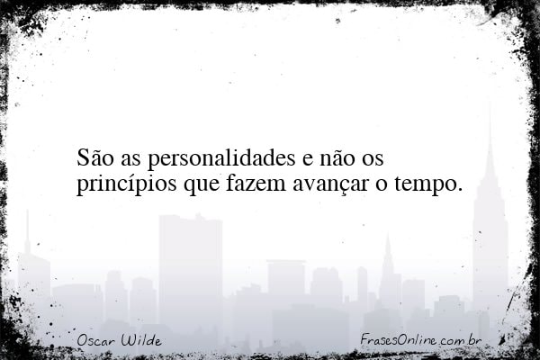 Frase de Oscar Wilde