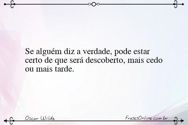 Frase de Oscar Wilde