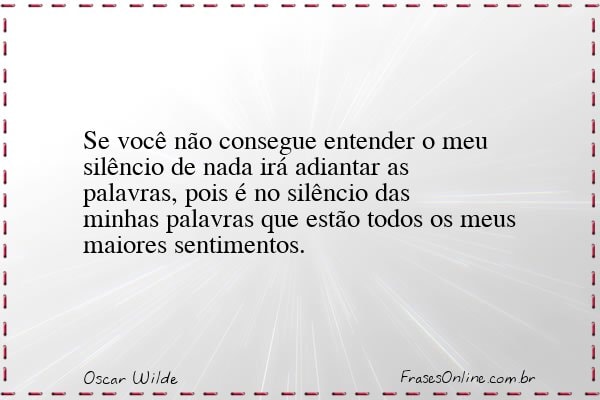 Frase de Oscar Wilde