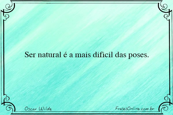 Frase de Oscar Wilde