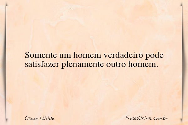 Frase de Oscar Wilde