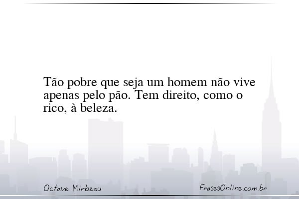 Frase de Octave Mirbeau