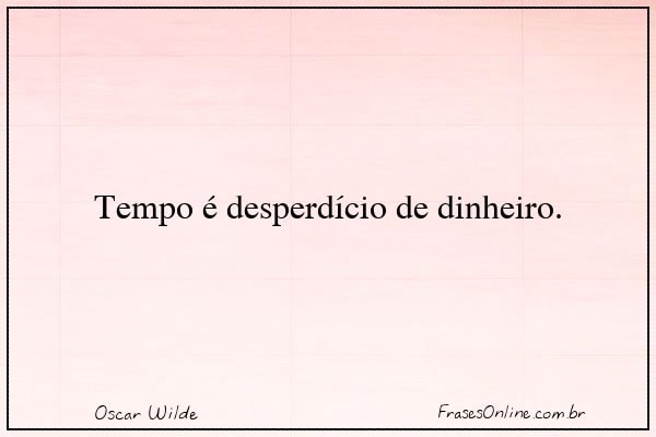 Frase de Oscar Wilde