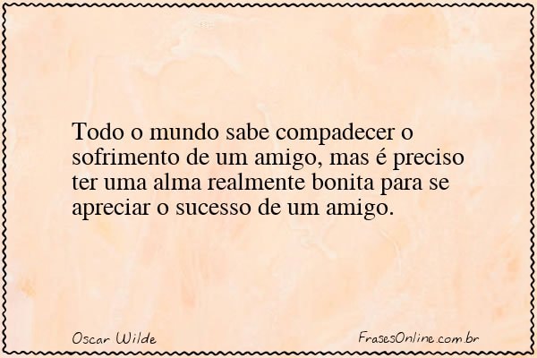 Frase de Oscar Wilde