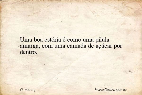 Frase de O. Henry