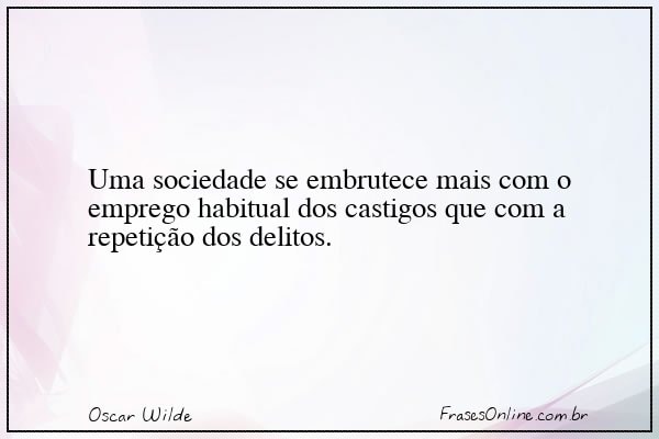 Frase de Oscar Wilde