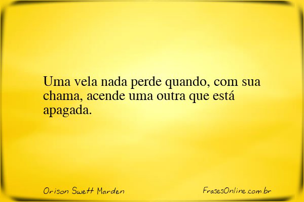 Frase de Orison Swett Marden