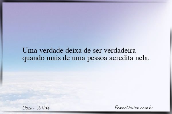 Frase de Oscar Wilde