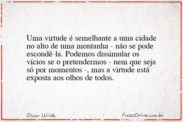 Frase de Oscar Wilde