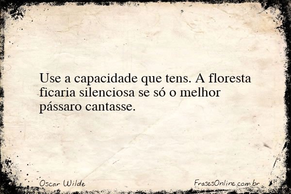 Frase de Oscar Wilde