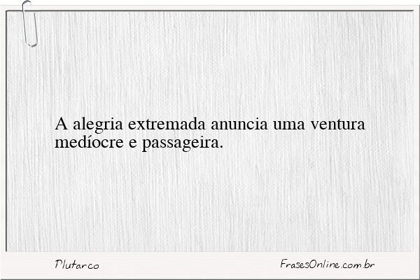 Frase de Plutarco