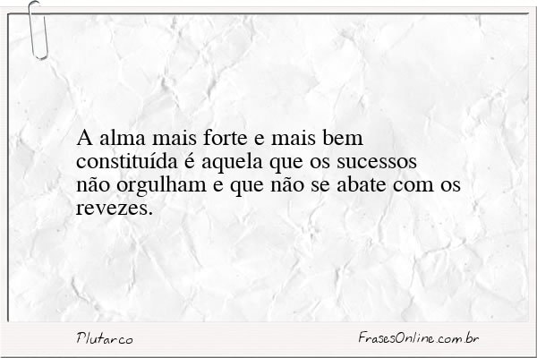 Frase de Plutarco