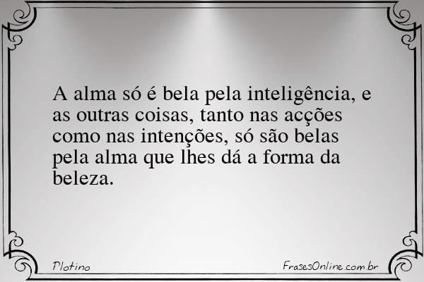 Frase de Plotino