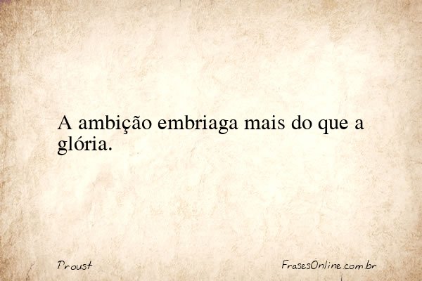 Frase de Proust