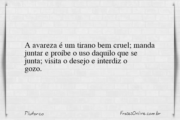Frase de Plutarco