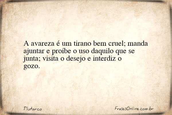 Frase de Plutarco