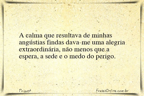 Frase de Proust