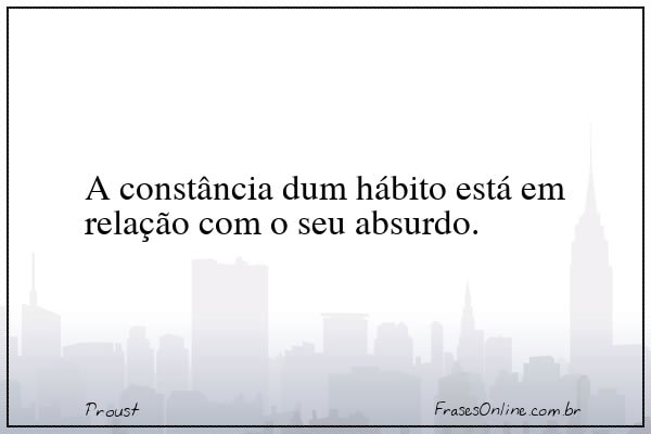 Frase de Proust