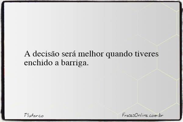 Frase de Plutarco