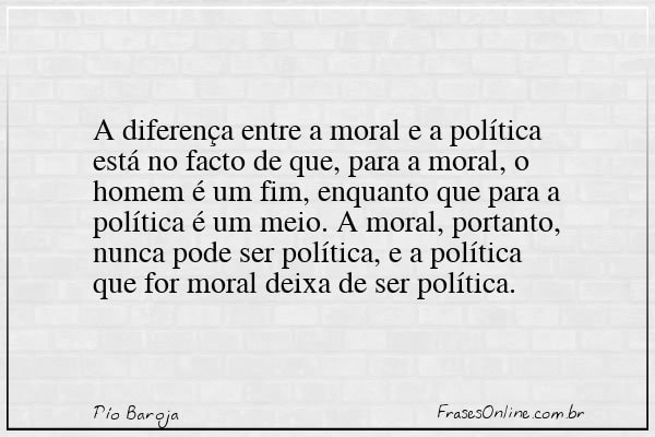 Frase de Pío Baroja