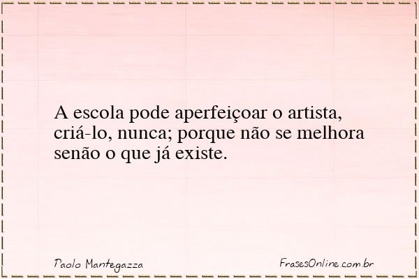 Frase de Paolo Mantegazza