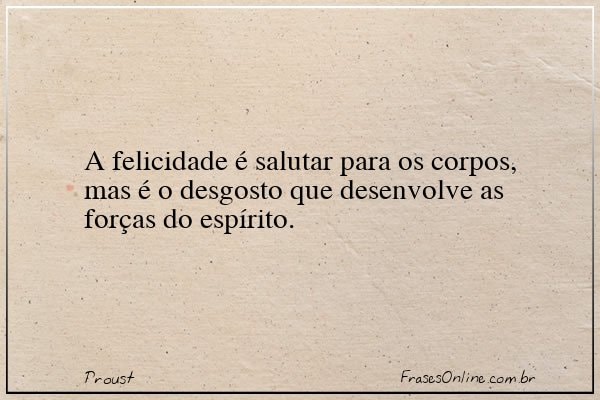 Frase de Proust