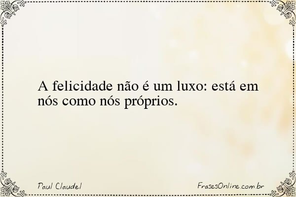 Frase de Paul Claudel