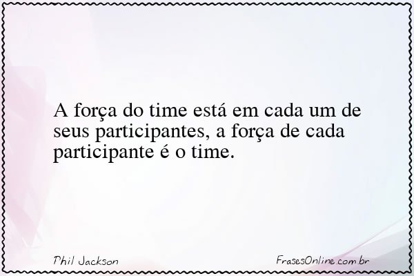 Frase de Phil Jackson