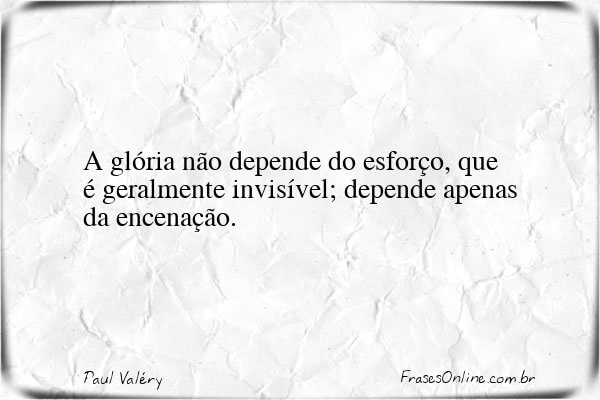 Frase de Paul Valéry
