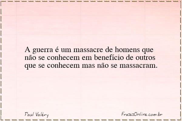 Frase de Paul Valéry