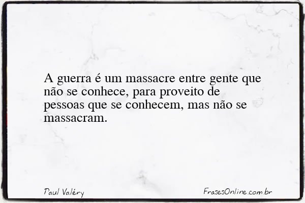 Frase de Paul Valéry