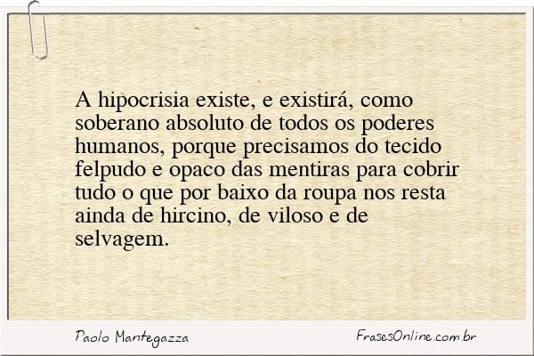 Frase de Paolo Mantegazza