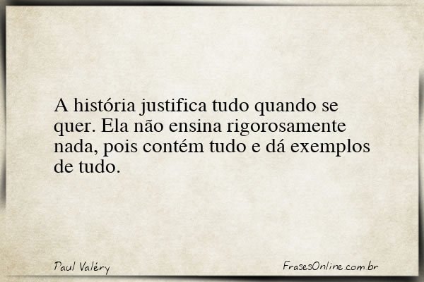 Frase de Paul Valéry
