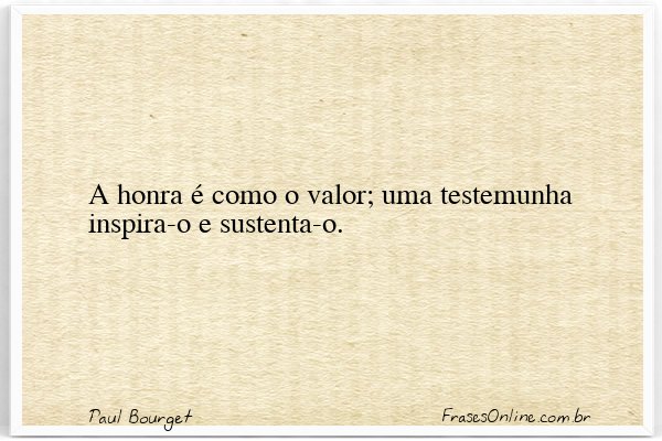 Frase de Paul Bourget