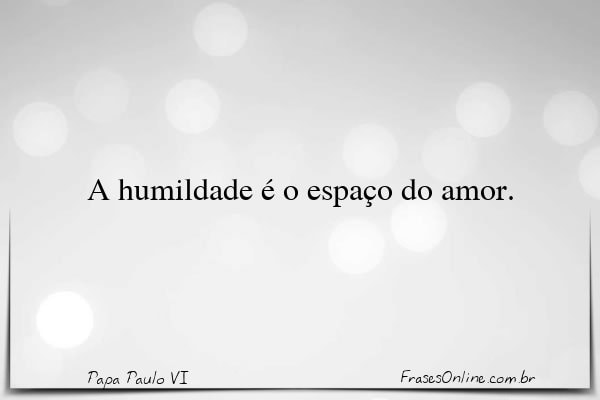 Frase de Papa Paulo VI