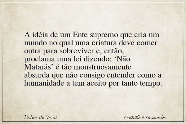 Frase de Peter de Vries