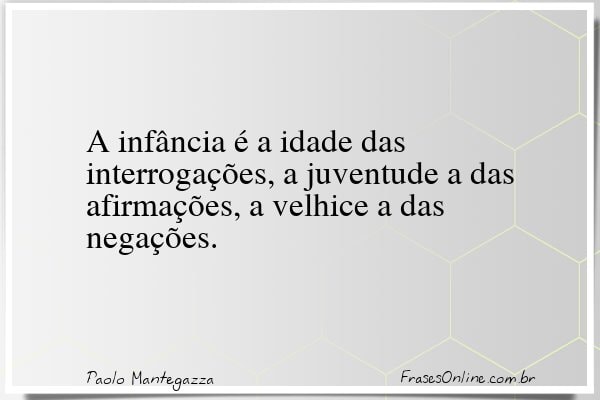 Frase de Paolo Mantegazza