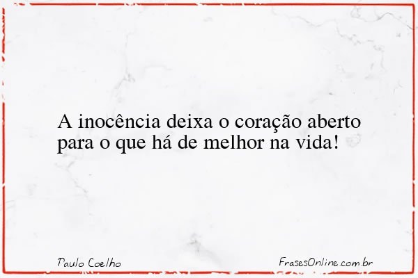 Frase de Paulo Coelho