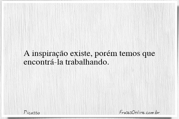 Frase de Picasso