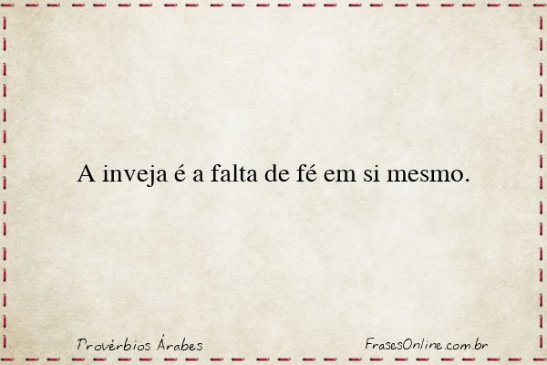 Frase de Provérbios Árabes