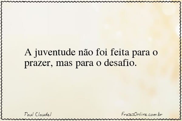 Frase de Paul Claudel