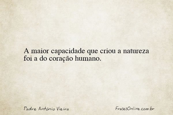 Frase de Padre Antônio Vieira