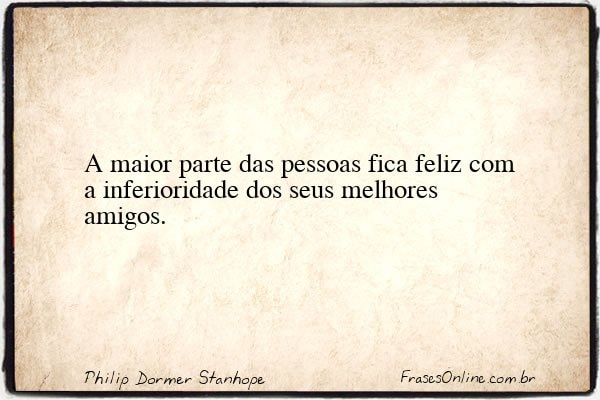 Frase de Philip Dormer Stanhope
