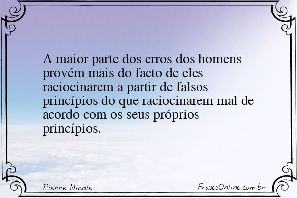Frase de Pierre Nicole