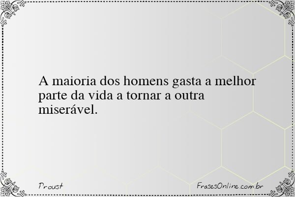 Frase de Proust