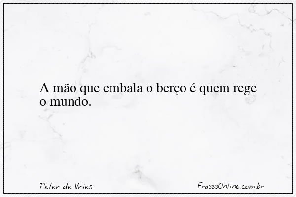 Frase de Peter de Vries