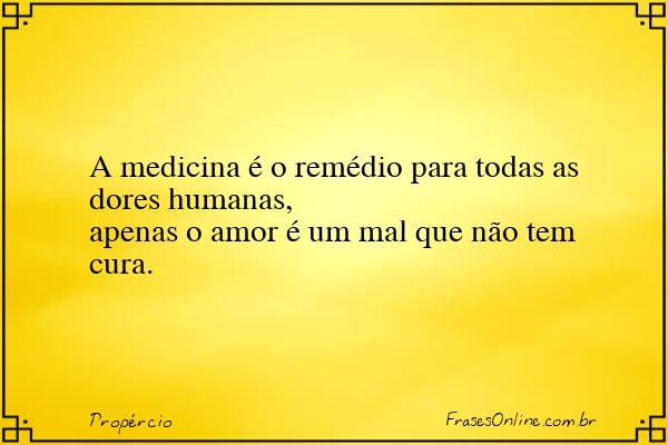 Frase de Propércio