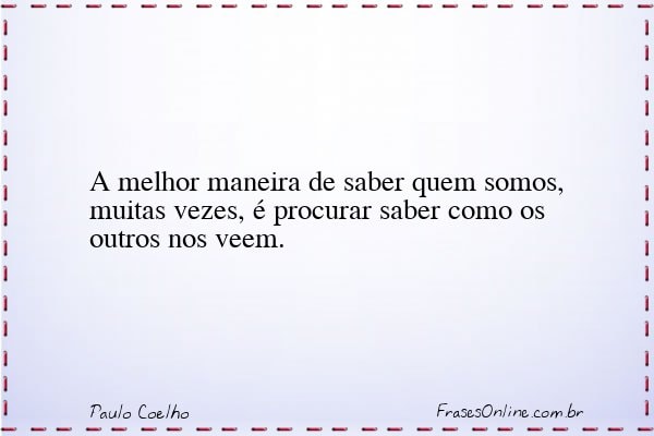 Frase de Paulo Coelho